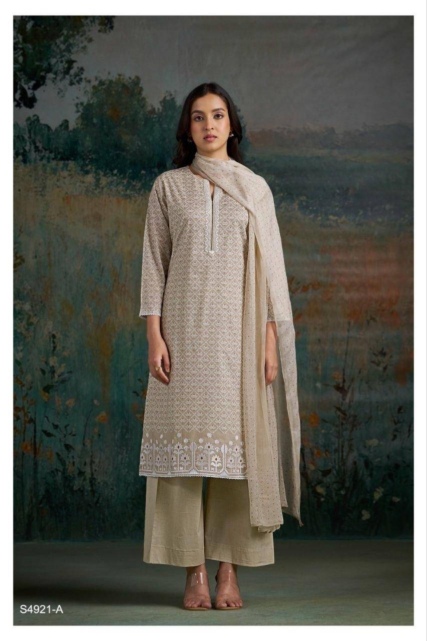 CAKORI 4921 By GANGA 4921 A TO 4921 D Beautiful Festive Suits Stylish Colorful Fancy Casual Wear & Ethnic Wear PREMIUM COTTON Dresses At Wholesale Price